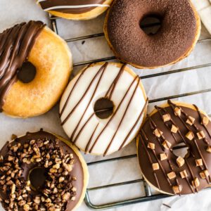 Donuts Chocolade Fantasie | 6 stuks