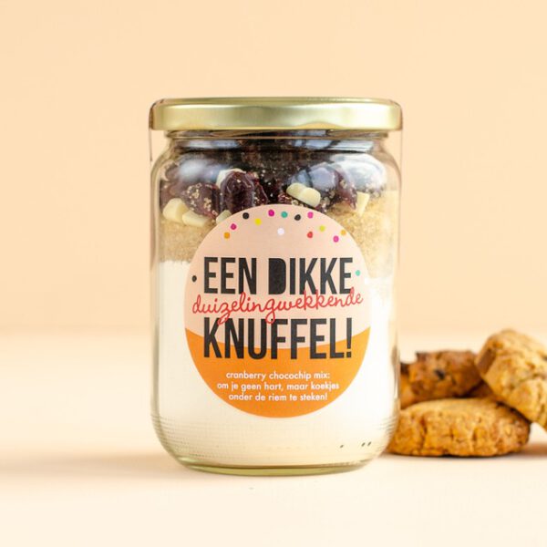 Bakmix | Choco Cranberry koekjes Dikke knuffel