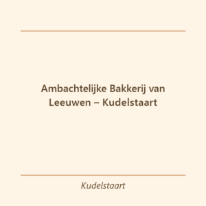 Verjaardagstaart bakker Ambachtelijke Bakkerij van Leeuwen – Kudelstaart in Kudelstaart