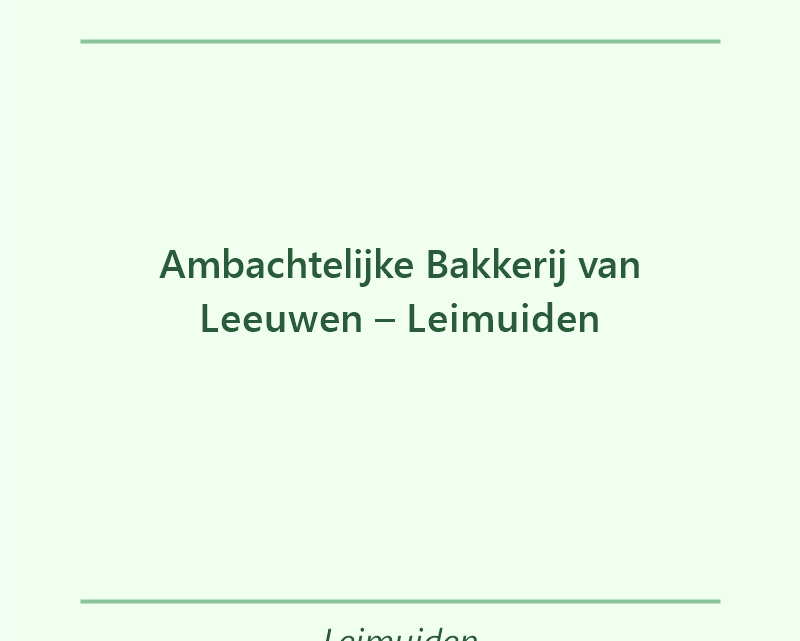 Verjaardagstaart bakker Ambachtelijke Bakkerij van Leeuwen – Leimuiden in Leimuiden