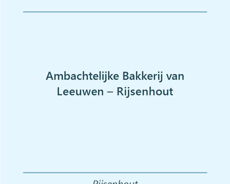 Verjaardagstaart bakker Ambachtelijke Bakkerij van Leeuwen – Rijsenhout in Rijsenhout