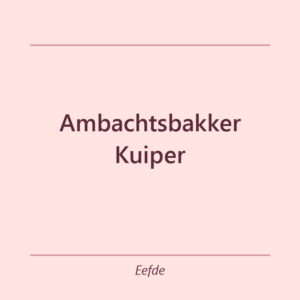 Verjaardagstaart bakker Ambachtsbakker Kuiper in Eefde