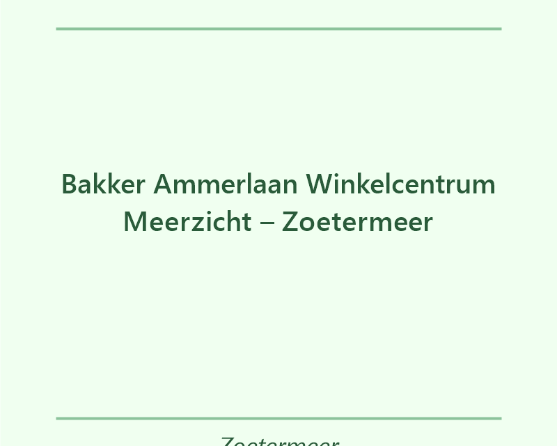 Verjaardagstaart bakker Bakker Ammerlaan Winkelcentrum Meerzicht – Zoetermeer in Zoetermeer