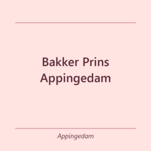 Verjaardagstaart bakker Bakker Prins Appingedam in Appingedam