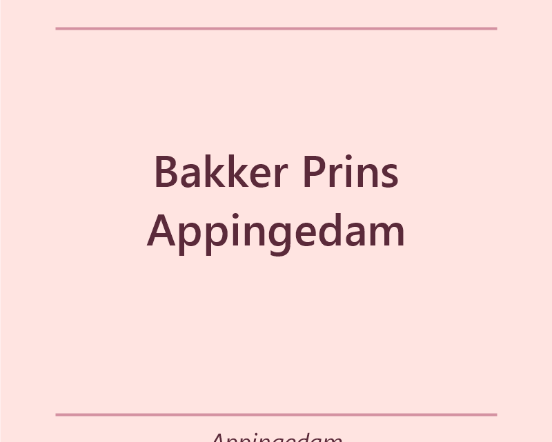 Verjaardagstaart bakker Bakker Prins Appingedam in Appingedam