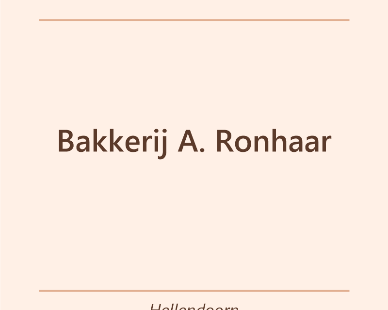 Verjaardagstaart bakker Bakkerij A. Ronhaar in Hellendoorn