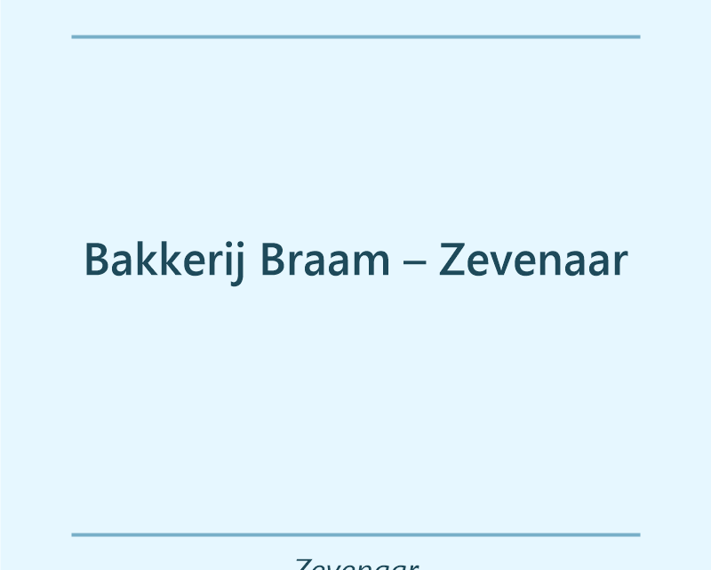 Verjaardagstaart bakker Bakkerij Braam – Zevenaar in Zevenaar