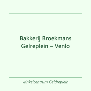 Verjaardagstaart bakker Bakkerij Broekmans Gelreplein – Venlo in winkelcentrum Geldreplein