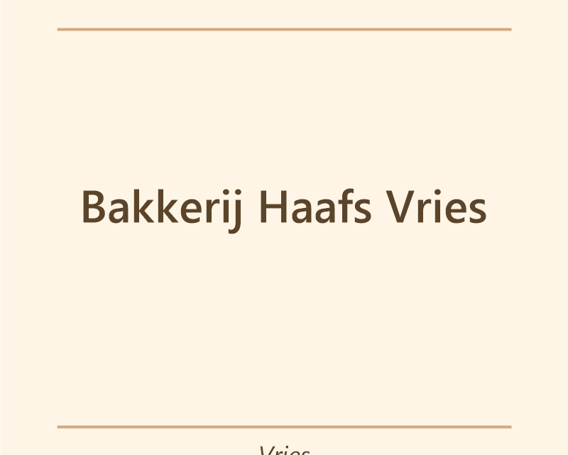 Verjaardagstaart bakker Bakkerij Haafs Vries in Vries