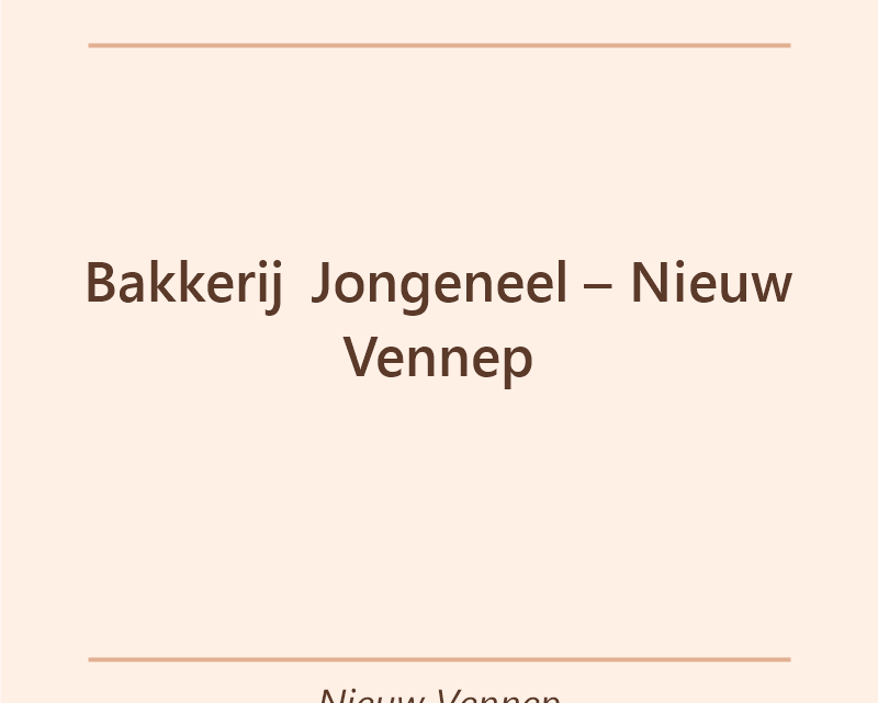 Verjaardagstaart bakker Bakkerij Jongeneel – Nieuw Vennep in Nieuw Vennep