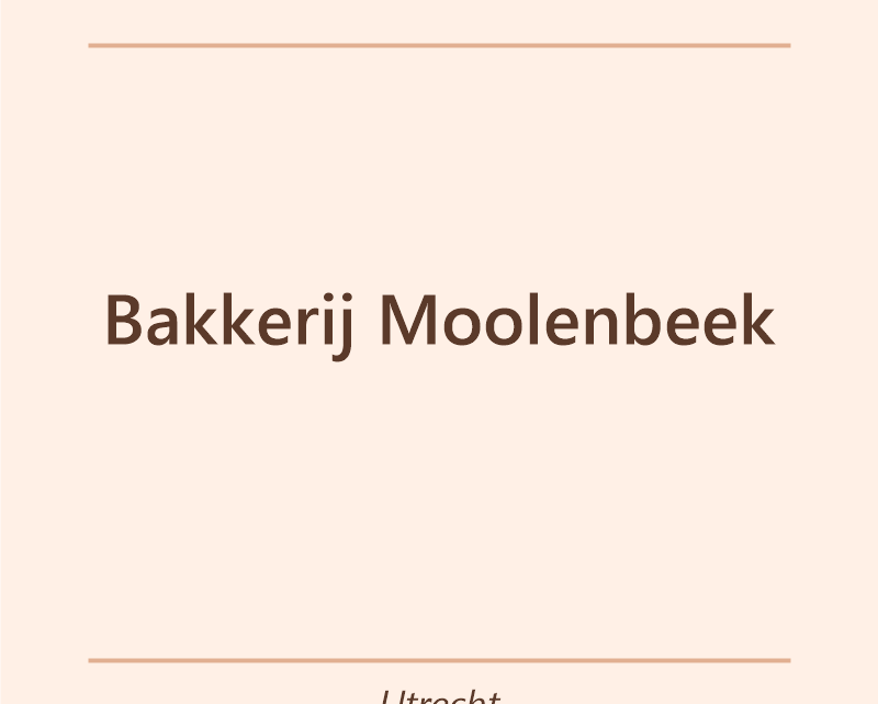 Verjaardagstaart bakker Bakkerij Moolenbeek in Utrecht