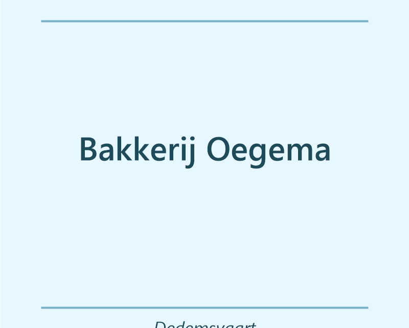 Verjaardagstaart bakker Bakkerij Oegema in Dedemsvaart