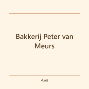 Verjaardagstaart bakker Bakkerij Peter van Meurs in Axel