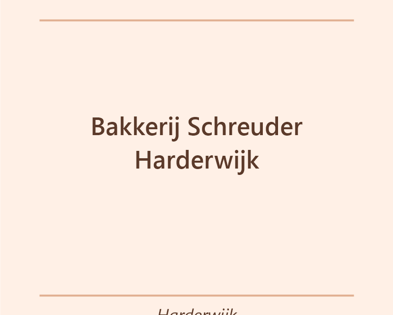 Verjaardagstaart bakker Bakkerij Schreuder Harderwijk in Harderwijk