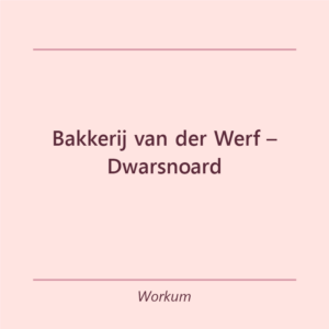 Verjaardagstaart bakker Bakkerij van der Werf – Dwarsnoard in Workum