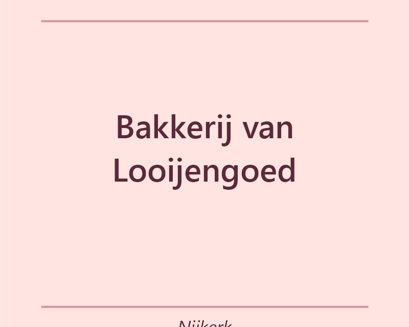 Verjaardagstaart bakker Bakkerij van Looijengoed in Nijkerk