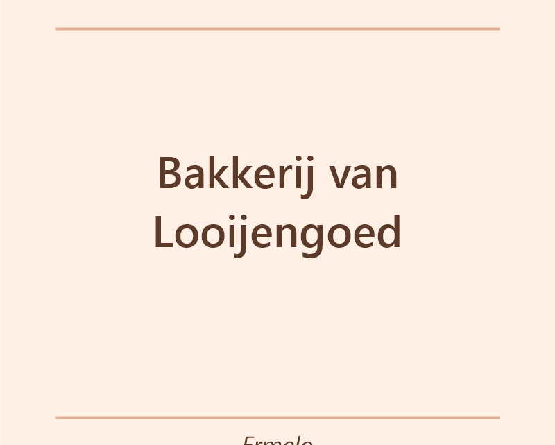 Verjaardagstaart bakker Bakkerij van Looijengoed in Ermelo