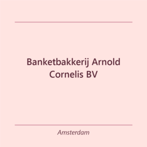 Verjaardagstaart bakker Banketbakkerij Arnold Cornelis BV in Amsterdam