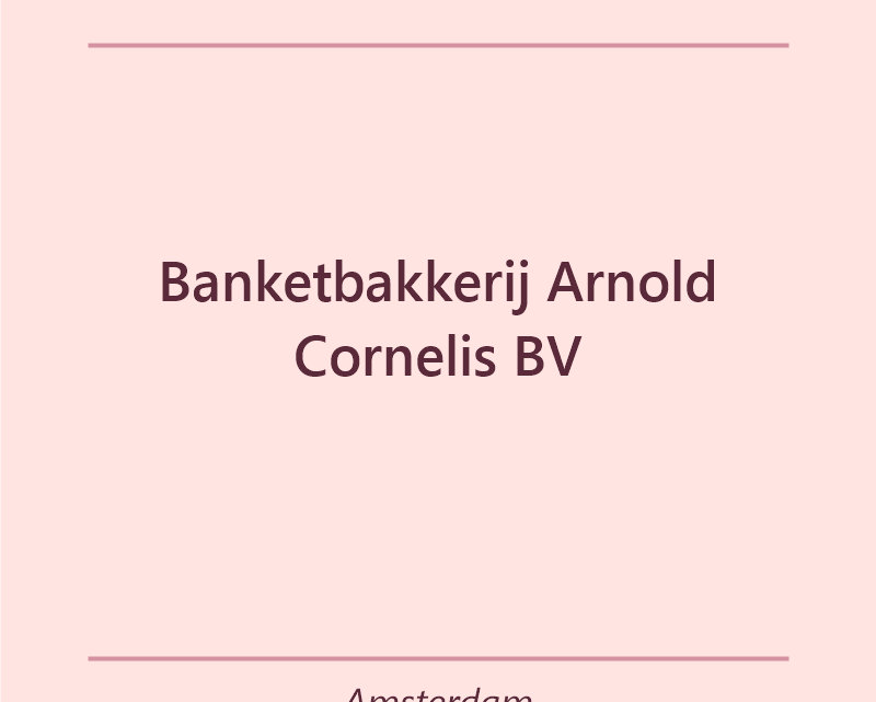 Verjaardagstaart bakker Banketbakkerij Arnold Cornelis BV in Amsterdam