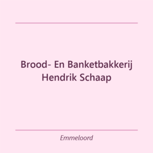 Verjaardagstaart bakker Brood- En Banketbakkerij Hendrik Schaap in Emmeloord