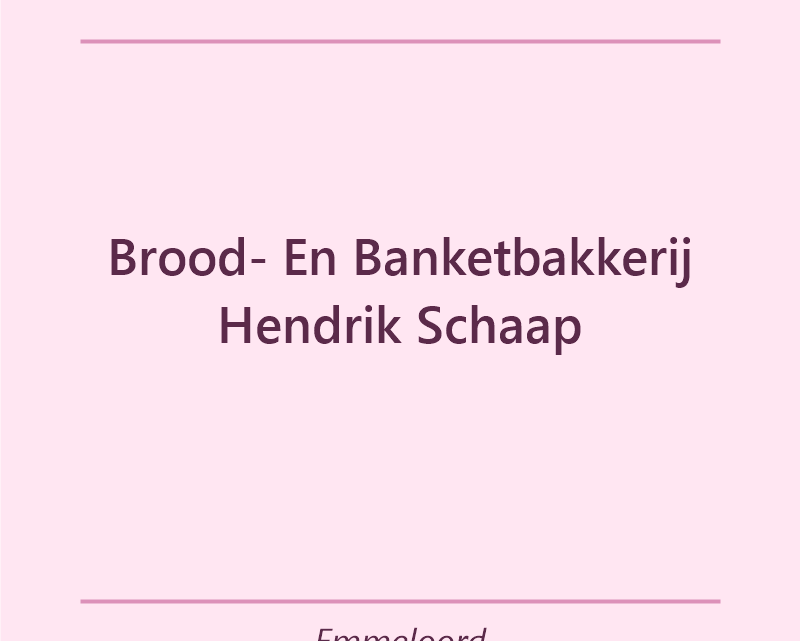 Verjaardagstaart bakker Brood- En Banketbakkerij Hendrik Schaap in Emmeloord