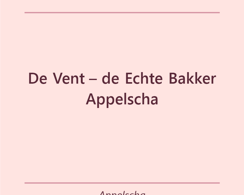 Verjaardagstaart bakker De Vent – de Echte Bakker Appelscha in Appelscha
