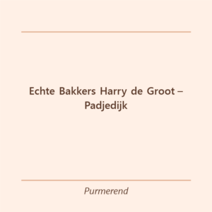 Verjaardagstaart bakker Echte Bakkers Harry de Groot – Padjedijk in Purmerend