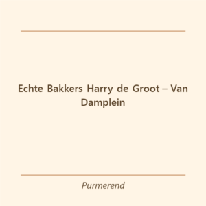 Verjaardagstaart bakker Echte Bakkers Harry de Groot – Van Damplein in Purmerend