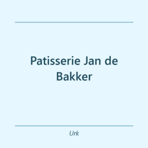 Verjaardagstaart bakker Patisserie Jan de Bakker in Urk