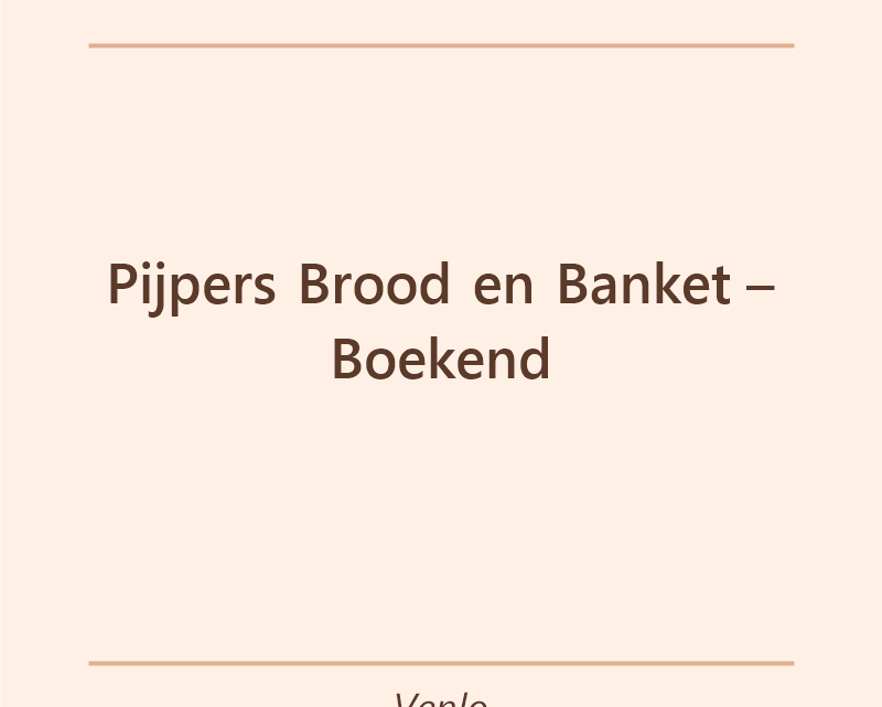 Verjaardagstaart bakker Pijpers Brood en Banket – Boekend in Venlo