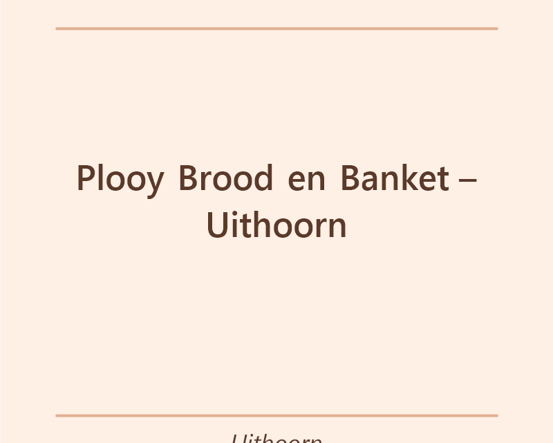 Verjaardagstaart bakker Plooy Brood en Banket – Uithoorn in Uithoorn