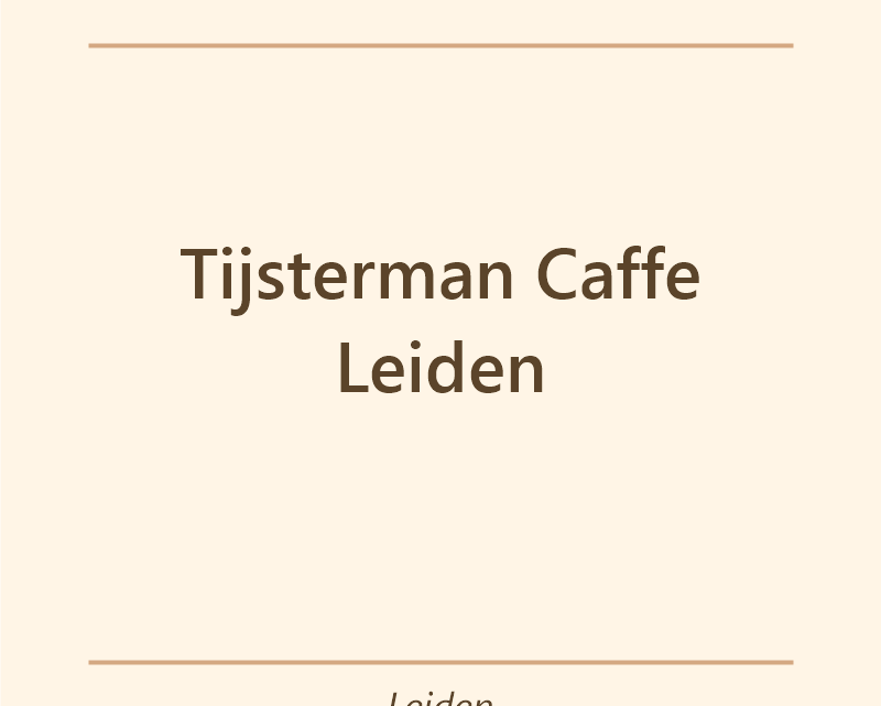 Verjaardagstaart bakker Tijsterman Caffe Leiden in Leiden