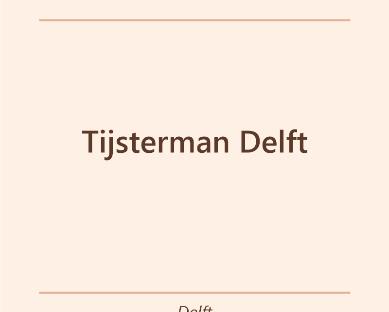 Verjaardagstaart bakker Tijsterman Delft in Delft