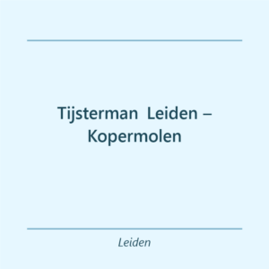 Verjaardagstaart bakker Tijsterman Leiden – Kopermolen in Leiden