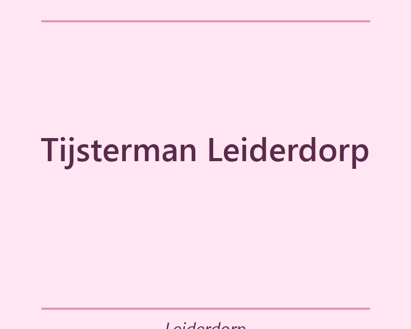 Verjaardagstaart bakker Tijsterman Leiderdorp in Leiderdorp