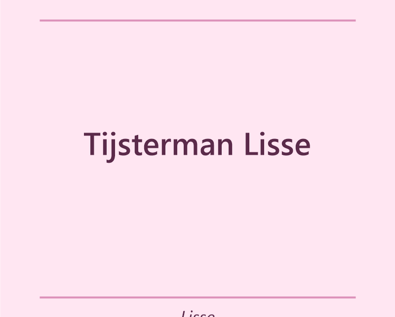 Verjaardagstaart bakker Tijsterman Lisse in Lisse