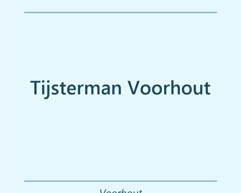 Verjaardagstaart bakker Tijsterman Voorhout in Voorhout