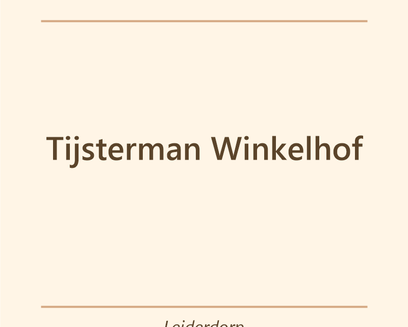 Verjaardagstaart bakker Tijsterman Winkelhof in Leiderdorp