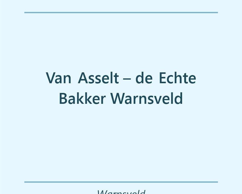 Verjaardagstaart bakker Van Asselt – de Echte Bakker Warnsveld in Warnsveld